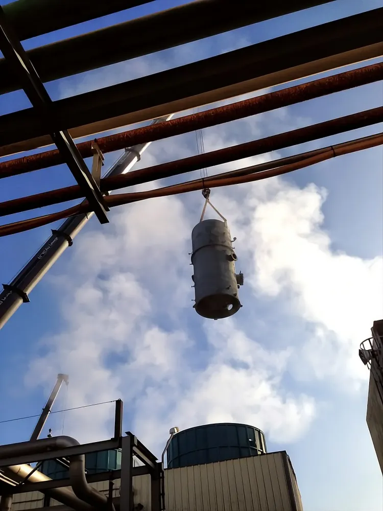 grue cuve cylindrique