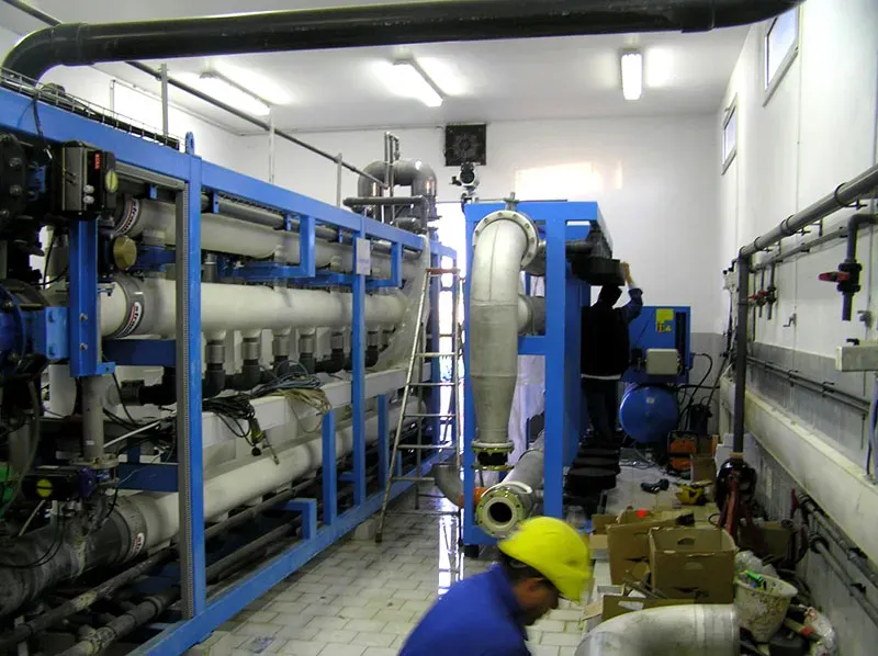 Skids de microfiltration d’eau potable